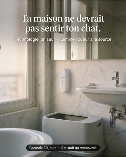 Ta maison ne devrait pas sentir ton chat.