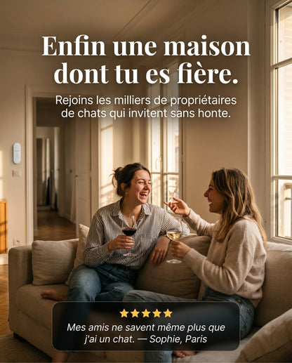 Ta maison ne devrait pas sentir ton chat.